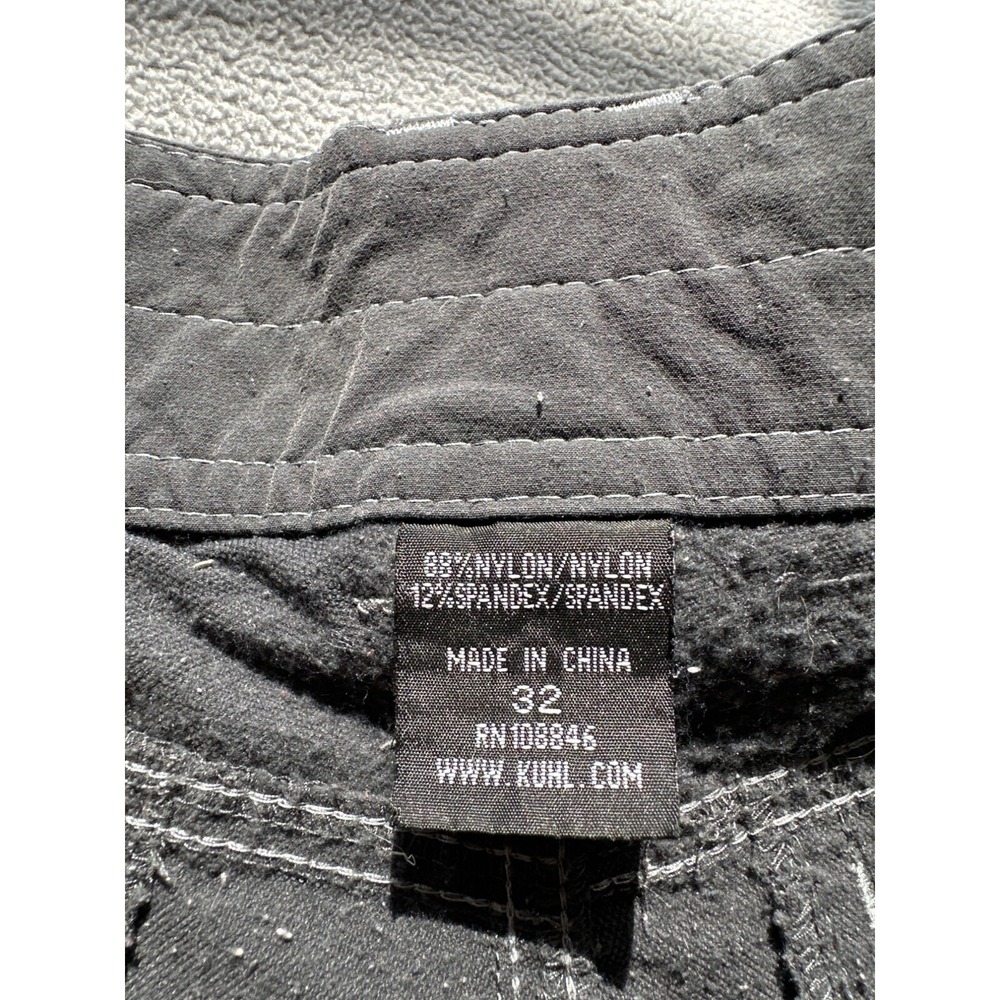 Kuhl Renegade Shorts Mens 32 Gray Performance Cargo Hiking Workwear Nylon - Picture 8 of 11